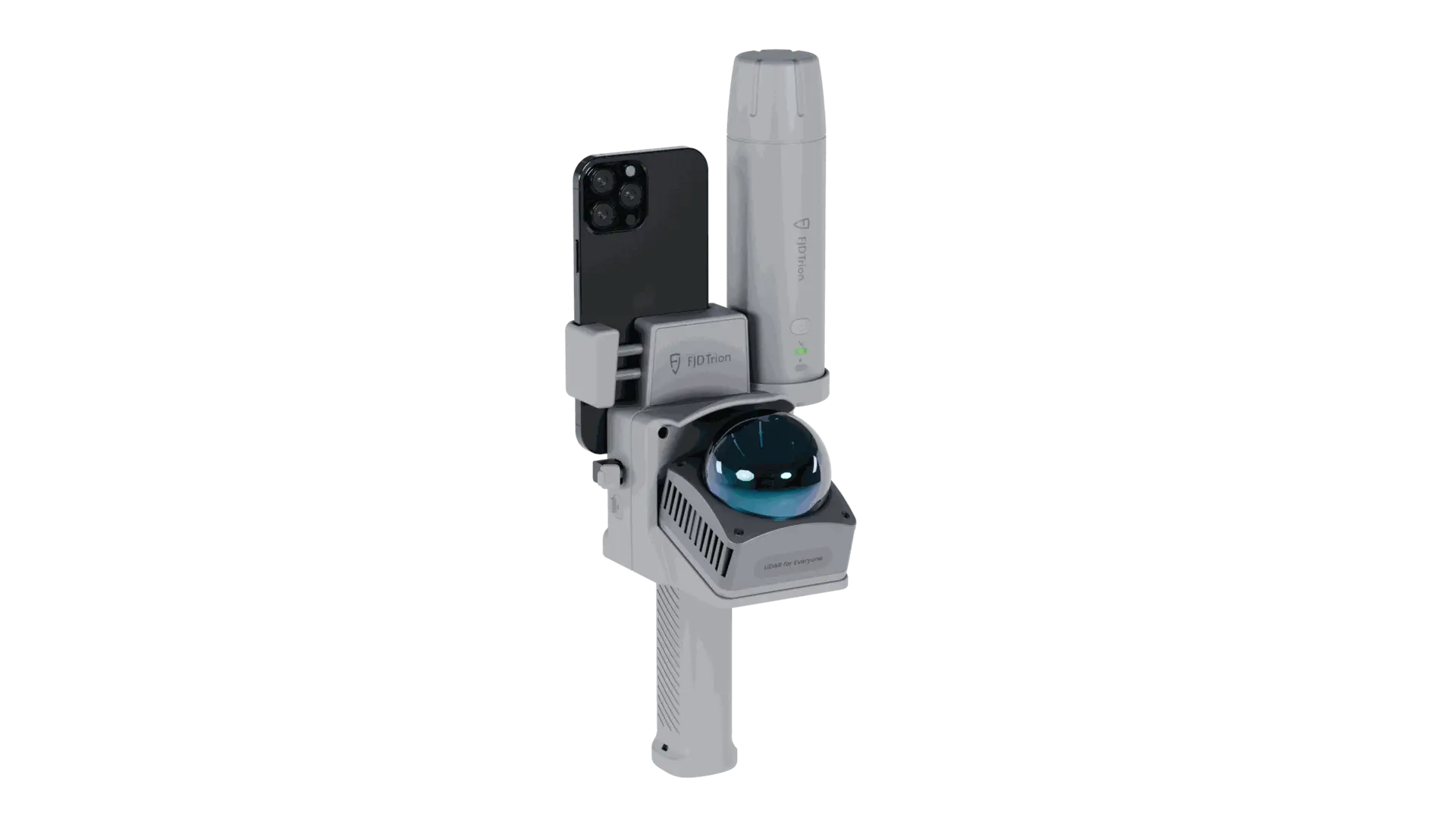 Official V4E Combo configuration with GNSS, LiDAR and a phone mount
