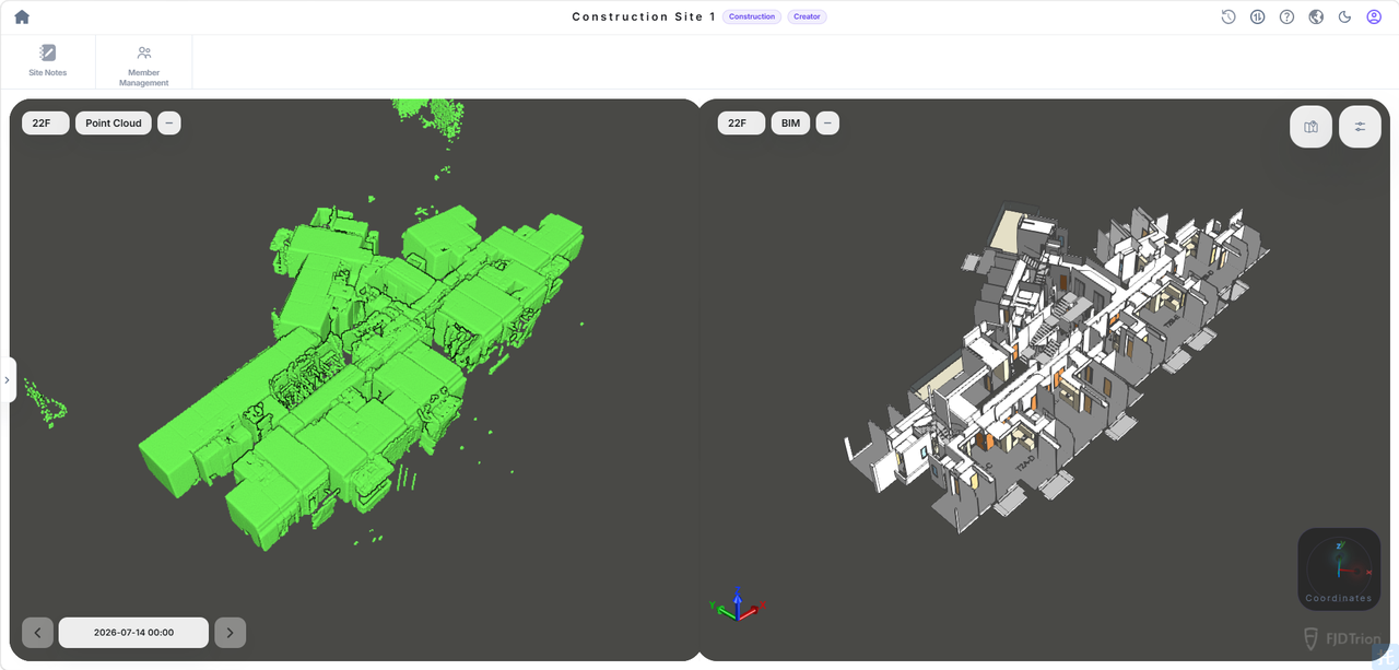 AI processing illustration · Not actual measured project data